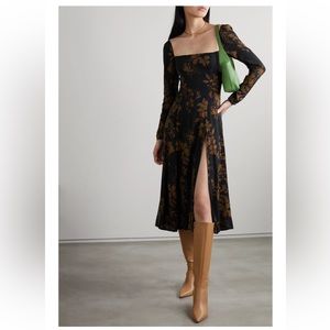 Reformation Sigmund floral print midi dress